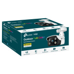 "TP-LINK VIGI 4MP Outdoor Bullet Network Camera,VIGI C340(4mm), 1/3""Progressive Scan CMOS, obiectiv: 4mm, F1.6,  unghi vizualizarehorizontal FOV: 79°, vertical FOV: 43°, diagonal FOV: 93°,distanta IR: 30mm, interfata : 1 x RJ45 10/100M, ip66" - imagine 2