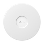 "Omada  BE9300 Ceiling Mount Tri-Band Wi-Fi 7 Access Point PORT: 1×2.5G RJ45 Port SPEED:574Mbps at  2.4 GHz + 2880 Mbps at 5 GHz+ 5760 Mbps at 6 GHz FEATURE: 802.3at POE+ and 12V DC (Power Adapter is not included), 4×Internal Antennas, MU-MIMO, 320MHz Supported, Seamless Roaming, Band Steering