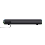 Soundbar Trust GXT 620 Axon, puetere (RMS) 6W, frecventa 20 Hz - 20.000 Hz, audio input 3.5mm (1.4m), iluminare RGB, alimentare prin USB,  negru - imagine 6