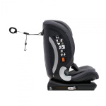 Scaun auto I-size U-Grow Goldfix Plus, isofix, 76-150 cm (9-36 kg), boxa bluetooth , negru - imagine 7