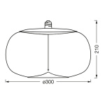 Bec LED vintage (decorativ) OSRAM Amber cu filament magnetic, E27, 2.5W (12W), 120 lm, lumina calda (2700K), clasa energetica G - imagine 3
