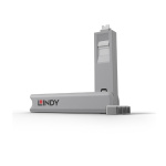 Lindy USB Type C Port Blocker Key, pachet de 4, dimensiuni 14.52x112.5x11.25mm,  alb