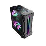 Carcasa PRO GAMING ZERG Mid Tower ARGB Negru - imagine 2