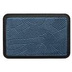 COVORAS INTRARE ANTIADERENT CU MARGINE CAUCIUCATA 40X60 CM, ALBASTRU, HEINNER HOME