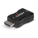 Emulator HDMI Lindy 2.1 EDID, rezolutie maxima 7680x4320@60Hz 4:4:4 10Bit, latime de banda suportata 48Gbps, HDCP 2.3, material ABS, negru - imagine 2
