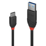 Cablu Lindy 1.5m USB 3.2 Type-A to Type-C (tata - tata), Black Line, Supported Bandwidth: 10Gbps, negru - imagine 2