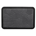 COVORAS INTRARE ANTIADERENT CU MARGINE CAUCIUCATA 40X60 CM, GRI, HEINNER HOME