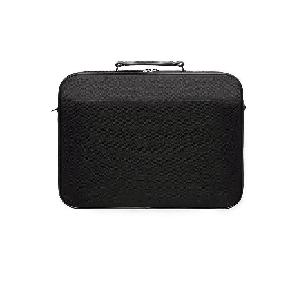 overlay_91f0b51bbdda60ba33ec02bc16f1d52c GEANTA LAPTOP SPACER SPM7939 16", 1 compartiment, buzunar frontal, buzunal dorsal cu velcro, waterproof, nylon, negru - imagine 1