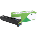 LEXMARK 72K2XCE CYAN  RET PROGRAM TONER, Capacitate: 22k pagii, Compatibilitate: CS820dte, CS820dtfe, CS820de.