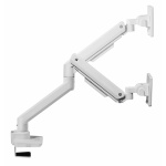 Suport monitor Serioux MM69-C012, compatibilitate  dimensiune ecran 17"-49", greutate maximă suportata: (per ecran): 2~20 kg,  VESA: 75x75, 100x100, inclinare: +50°~-20°, pivotare: +90°~-90°, rotația ecranului: + 180°~-180°, instalare: clemă, grommet, grosime recomandată pentru birou: clemă: 12~50mm - imagine 16