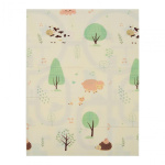 Covor de joaca pentru copii U-Grow, din spuma, pliabil, 2 fete, impermeabil, izolant, 120 x 180 x 1 cm, circuit - imagine 3