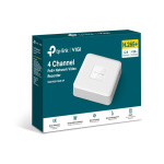 "4 Channel PoE Network Video Recorder SPEC:H.265+/H.265/H.264+/H.264, Up to 8MP resolution, Decoding capability/4-ch @4MP,80 Mbps Incoming Bandwidth(up to 4 channels),4× 10/100 Mbps PoE+ Ports, PoE Power 53W, 802.3 af/at,1× SATA Interface(up to 10 TB), 2× USB 2.0, 53.5V DC/1.31A, 1× VGA port & 1× - imagine 2