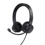 Casti Trust cu fir Ayda USB-ENC, noise cancelling, frecventa raspuns 20 Hz - 20.000 Hz, negru - imagine 2