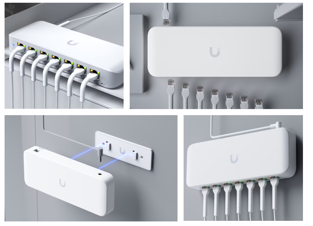 overlay_98bdab76be98f6ed132a5eb9703e91fc UBIQUITI 8 PORT GBE SWITC USW-ULTRA-60W, dimensiuni: 203 x 76 x 33 mm, Greutate: 320g, Interfata: 8 x 10/100/1000Mbps, 7 porturi POE, Capacitate Switch: 16Gbps, Buget POe 60W. - imagine 1