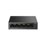 "5-Port Gigabit Desktop Switch with  4-Port PoE+ PORT: 4× Gigabit PoE+ Ports, 1× Gigabit Non-PoE Port SPEC: 802.3af/at, 65 W PoE Power, Desktop Steel Case FEATURE: Extend Mode for 250m PoE Transmitting, PoE Auto Recovery, Plug and Play" - imagine 3