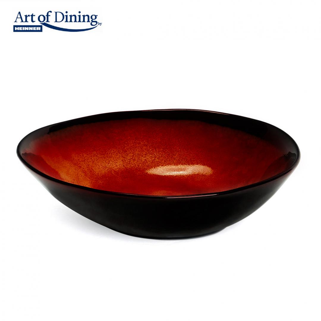 overlay_9a3a5daa0bc71c4ecdcbc6c9f8ec03f5 BOL OVAL CERAMICA 20 CM, VULCANO, ART OF DINING BY HEINNER - imagine 1