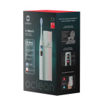 Set periuta de dinti smart sonica Oclean X Ultra, Functii: Motor Maglev 3.0 TurboClean, smart touch screen, Al brushing navigation, notificare pentru periaj incomplet, analiza personalizata periaj in aplicatie, inregistreaza rutina orala zilnica, asistent vocal, Numar de miscari/min: 84000 - imagine 2