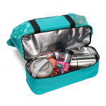 GEANTA DE PLAJA TERMOIZOLANTA ALBASTRA - imagine 3