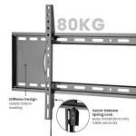 Suport TV de perete Serioux TV73-48F, compatibilitate  dimensiune ecran: 43"-90", compatibilitate VESA:50x50, 75x75, 100x100, 100x150, 150x100, 100x200, 200x100, 150x150, 200x200, 200x300, 300x200, 200x400, 400x200, 300x300, 300x400, 400x300, 600x200, 400x400, 600x300, 600x400, 700x400, 800x400 - imagine 5
