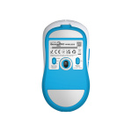 Mouse wireless Hator Quasar 2 Pro, conectivitate 2.4GHz, bluetooth si USB, polling rate pana la 1000Hz, senzor PixArt 3395, rezolutie maxima 26000 DPI, capacitate baterie 600 mAh, durata de viata baterie in modul wireless pana la 100 ore, timp incarcare 2 ore, switch  Kailh GM X White Sword, alb - - imagine 3