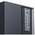 Carcasa gaming Serioux Classic01, fara sursa, tip  middle tower, USB2.0x+HD Audio,USB3.0, porturi rezervate pentru ventilator: fata 2x120mm ventilatoareARGB (incluse), spate:1x120mm ventilator negru, controler 4 porturi,drive bays: HDD de 3.5'' x1, SSd de 2.5'' x1, Sloturi PCI x 7, dimensiune - imagine 3