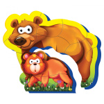 PUZZLE MAMA SI COPILUL, URS, 8 PIESE - imagine 2