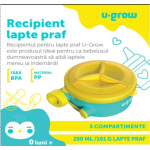 Recipient lapte praf cu 3 compartimente ,250ml, U-Grow - imagine 3