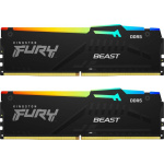 Memorie RAM Kingston FURY Beast  RGB 32GB DDR5 6000MHz CL30 Dual Channel Kit - imagine 2