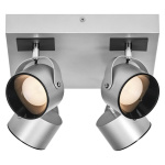 Spot LED cvadruplu ajustabil Ledvance DECOR JUPITER SQUARE, 22W, 2000 lm, lumina calda (3000K), IP20, 260x260mm, Argintiu, clasa energetica F - imagine 2