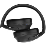 Casti Bluetooth Tellur Vibe, frecventa 2.4GHz, Class 2, sensibiliate 113 ±3dB, impendanta 32Ω, timp ascultare pana la 15 ore cu ANC pornit, pana la 20 de ore cu ANC oprit, negru - imagine 4
