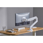 Suport monitor Serioux MM69-C012, compatibilitate  dimensiune ecran 17"-49", greutate maximă suportata: (per ecran): 2~20 kg,  VESA: 75x75, 100x100, inclinare: +50°~-20°, pivotare: +90°~-90°, rotația ecranului: + 180°~-180°, instalare: clemă, grommet, grosime recomandată pentru birou: clemă: 12~50mm - imagine 12