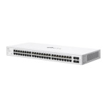 Switch TP-Link cu 48 de porturi, 48× 10/100/1000 Mbps RJ45 Ports (Auto- Negotiation/Auto MDI/MDIX), 4× Gigabit SFP Slots, capacitate switch 104 Gbps, dimensiuni 17.3×8.7×1.7 in (440×220×44 mm) - imagine 2