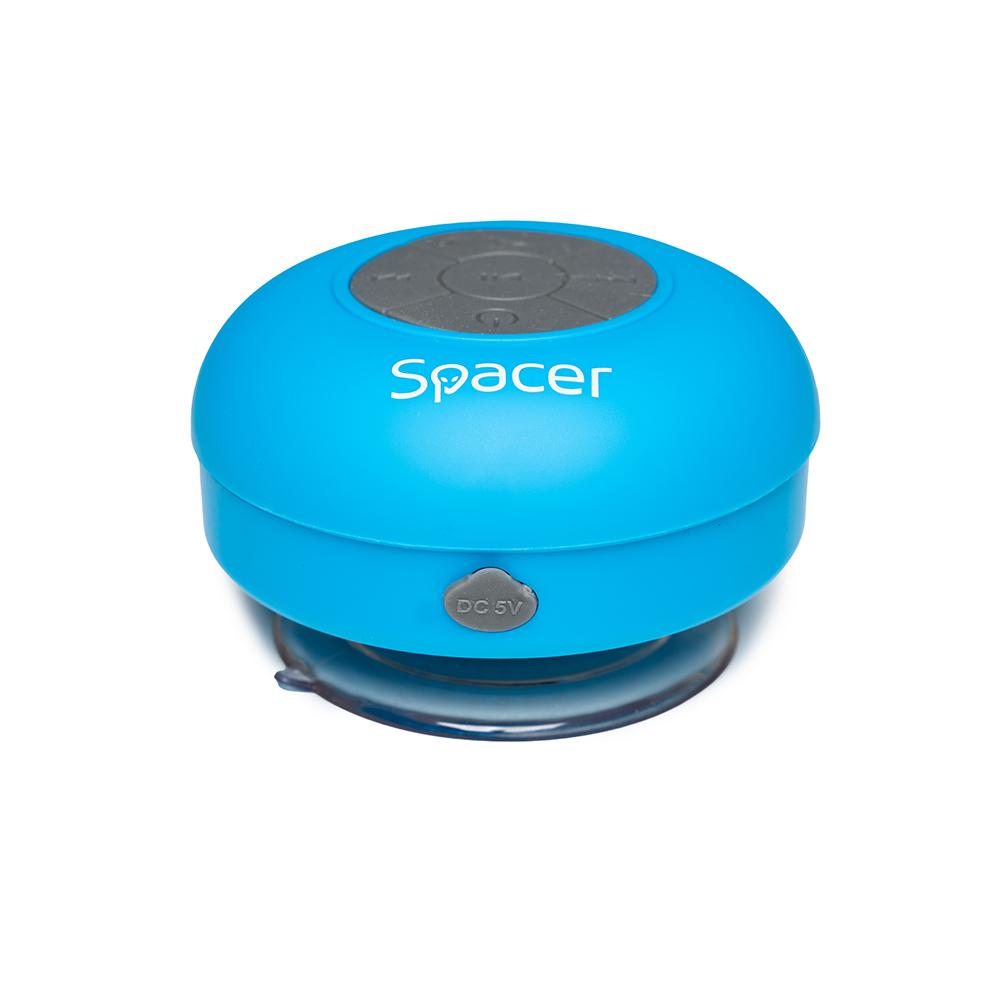 overlay_abea8eab3eeb32d406a9830854293ff1 Boxa Spacer DUCKY-BLU portabila, 3W RMS, control volum, acumulator 300mAh, microfon incorporat, incarcare USB, waterproof, albastru - imagine 1