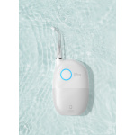 Irigator bucal Oclean AirPump 10, 3 moduri, baterie 1200 mAh, durata baterie pana la 40 zile, IPX7 Waterproof, indeparteaza pana la 99% din placa bacteriana, tehnologie AirPump dual-power (apa + aer), design compact, culoare : alb, continut pachet: irigator, duza standard, duza ortodontica, cablu de - imagine 3