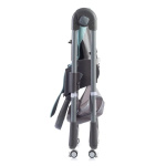 Scaun de masa cu inaltime reglabila, spatar ajustabil in 4 pozitii, pliabil, blue, U-Grow - imagine 3