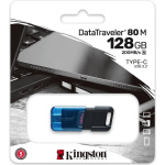 Memorie USB Flash Drive Kingston 128GB Data Traveler 80, USB-C 3.2 - imagine 3