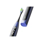Set periuta de dinti smart sonica Oclean X Lite, Functii: Motor Maglev 72,000 miscari/min, 5 moduri, 65 dB, Capacitate baterie: 1100 mAh, durata utilizare: pana la 40 zile, IPX7 waterproof, perie Professional Clean, culoare: albastru, continut pachet: periuta, carcasa pentru calatorie, cablu de - imagine 4