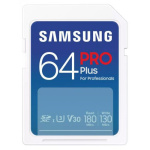 Card de Memorie Micro Secure Digital Card Samsung, PRO Plus, 64GB, MB-SD256S/EU, Clasa U1, V10, pana la 120MB/S - imagine 3