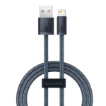 Cablu alimentare si date Baseus Dynamic Series, Fast Charging Data Cable pt. smartphone, USB la Lightning Iphone 2.4A, 1m, braided, gri