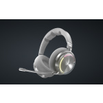 Casti Gaming CORSAIR VIRTUOSO MAX WIRELESS Silver - imagine 2