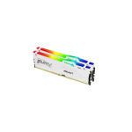 Memorie RAM Kingston, DIMM, DDR5, 64GB, 5600MHz, CL36, 1.35V, FURY Beast White, RGB, Kit of 2 - imagine 4