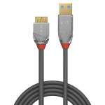 Cablu Lindy 0.5m USB 3.2  Type A to Micro-B, latime de banda 5Gbps, Cromo line - imagine 2