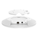 "Omada  BE9300 Ceiling Mount Tri-Band Wi-Fi 7 Access Point PORT: 1×2.5G RJ45 Port SPEED:574Mbps at  2.4 GHz + 2880 Mbps at 5 GHz+ 5760 Mbps at 6 GHz FEATURE: 802.3at POE+ and 12V DC (Power Adapter is not included), 4×Internal Antennas, MU-MIMO, 320MHz Supported, Seamless Roaming, Band Steering - imagine 3