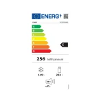 Combina Frigorifica CANDY CCE3T618ES, No Frost, 341 l, H 185 cm, Clasa E, Wi-Fi, Argintiu - imagine 3