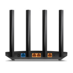 TP-Link Router Gigabit Dual-Band Wi-Fi 6 AX1500 ARCHER AX17, Standarde wireless: IEEE 802.11ax/ac/n/a 5 GHz, IEEE 802.11n/b/g 2.4 GHz, Viteza: 5 GHz: 1201 Mbps, 2.4 GHz: 300 Mbps, 4 antene fixe, Interfata: 1× port WAN Gigabit, 3× porturi LAN Gigabit, dimesiuni: 215 × 117 × 32 mm - imagine 2