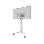 Stand podea mobil Neomounts 37"-75", VESA 100x100~600x400, 70kg, fix, inaltime reglabila, alb