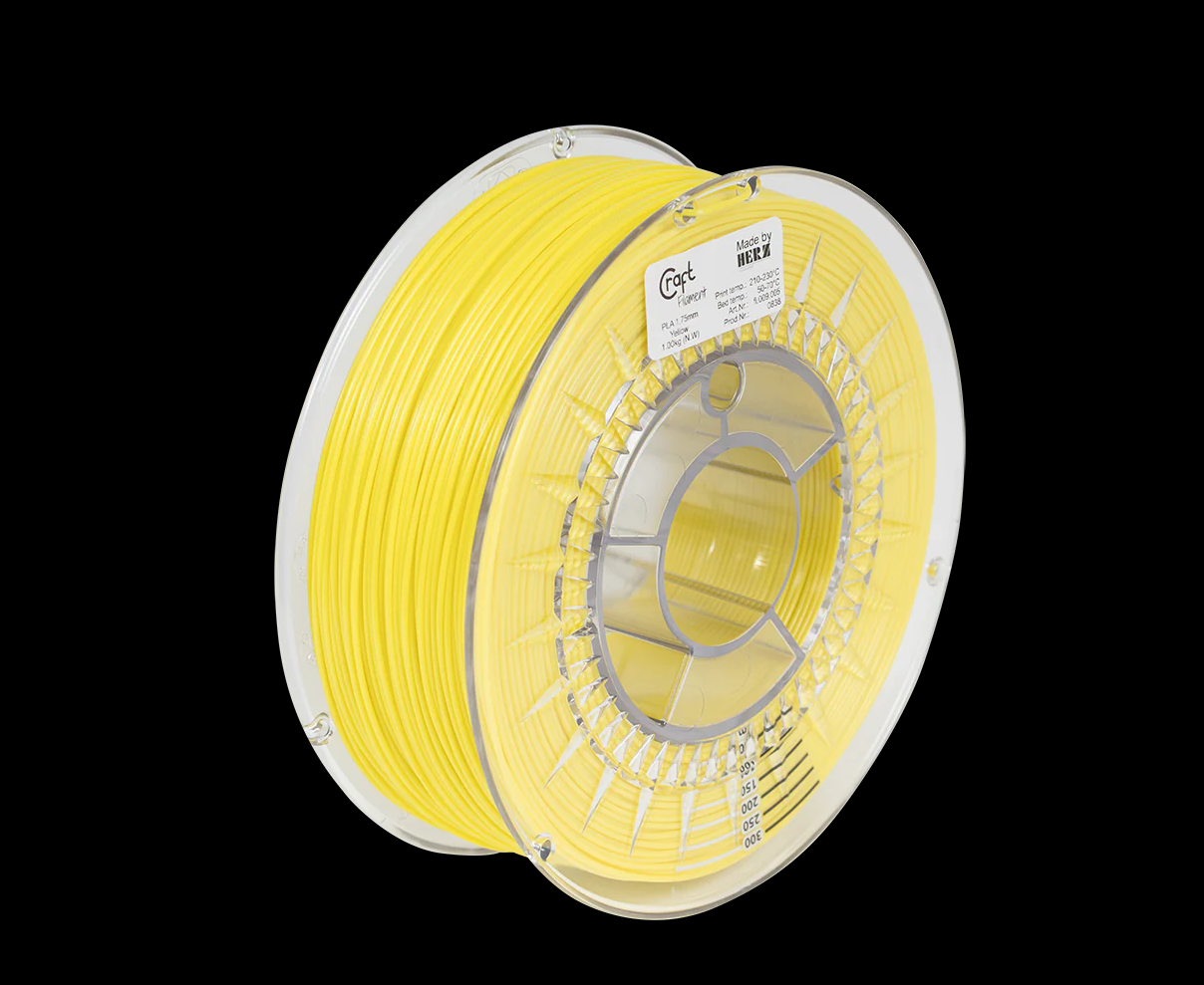 overlay_bf64092091dea48ec7bd88f52b0d8467 CRAFTBOT 3D PRINTING FILAMENT, Material: PLA, Culoare: Galben, 1KG. - imagine 1