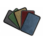 COVORAS INTRARE ANTIADERENT CU MARGINE CAUCIUCATA 40X60 CM, ALBASTRU, HEINNER HOME - imagine 3