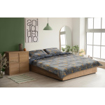 SET PAT CATIFEA PRINTATA KING SIZE AXI - imagine 3