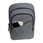 Rucsac laptop Trust Avana pentru laptop-uri cu diagonala de 16", material POM, RPET Polyester, RPET twill polyester, volum 20 L, gri - imagine 3